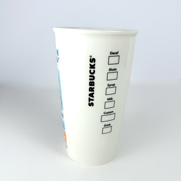 Starbucks Disney Magic Kingdom Yo Ho A Pirates Life 12 oz Ceramic Tumbler NO LID - Picture 9 of 12